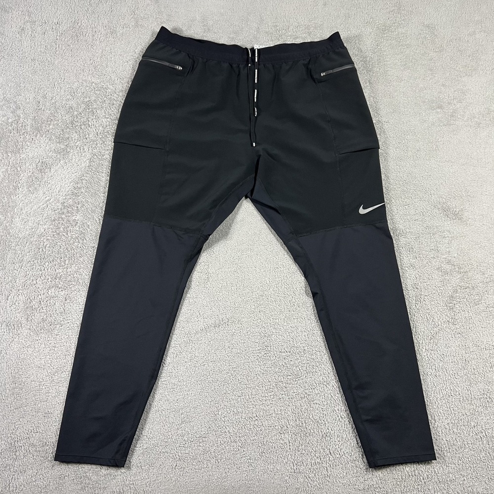 Nike Pants Mens XL Black Dri-Fit Utility Flex Running Athletic Training 943642